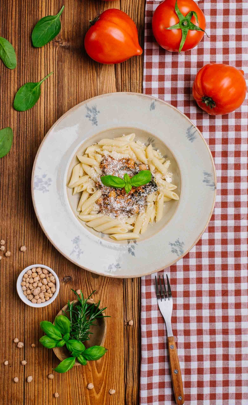 Pasta e ceci - włoski, wegetariański comfort food