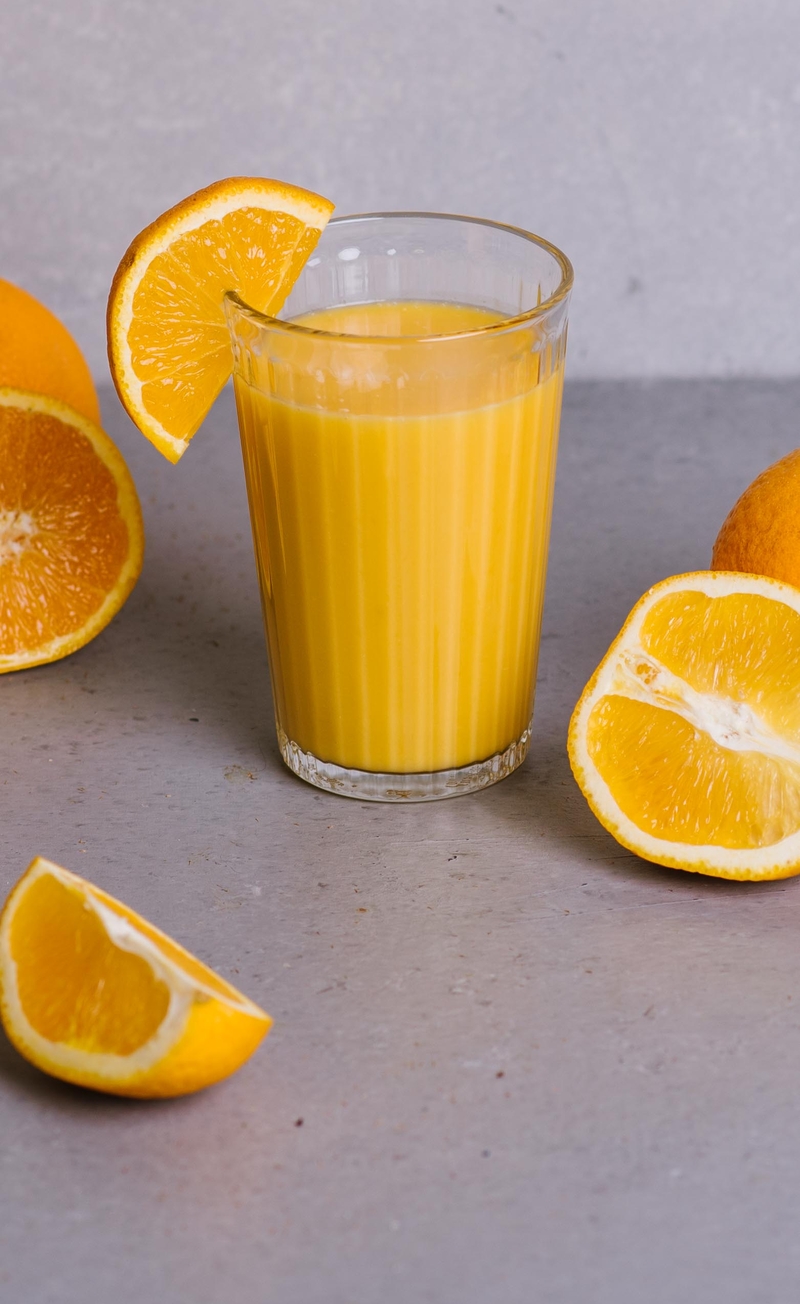 Smoothie: pomarańcza, brzoskwinia, kokos
