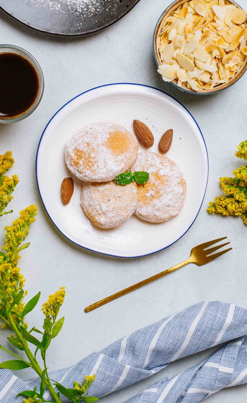 Włoskie ciasteczka migdałowe amaretti