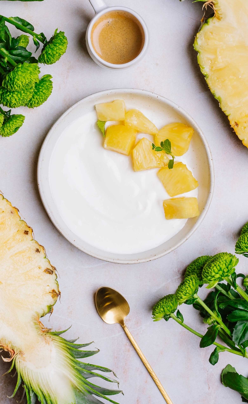Deser a'la pina colada, ananas