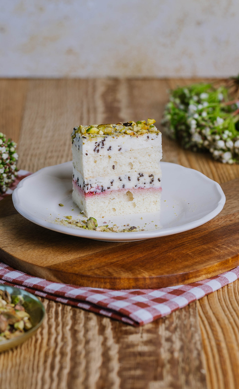 Włoski tort Cassata z pistacjami