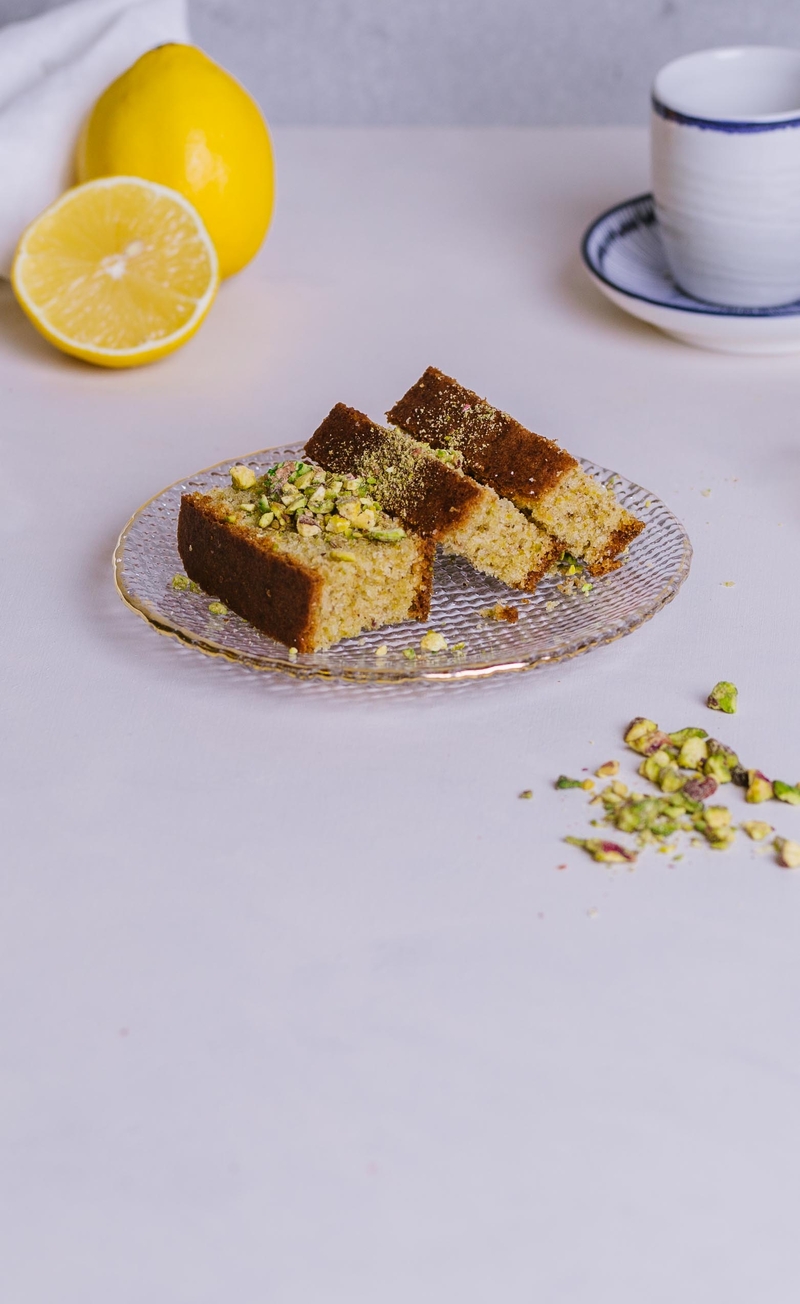 Ciasto pistacjowo-cytrynowe