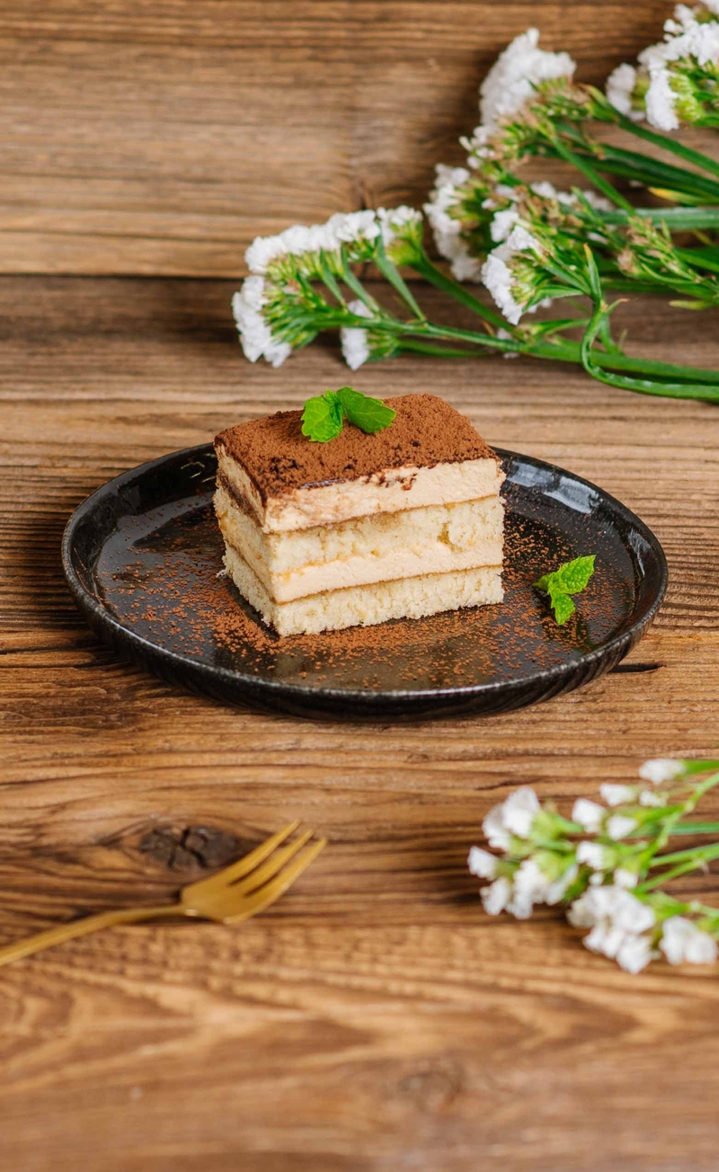 Kajmakowe tiramisu