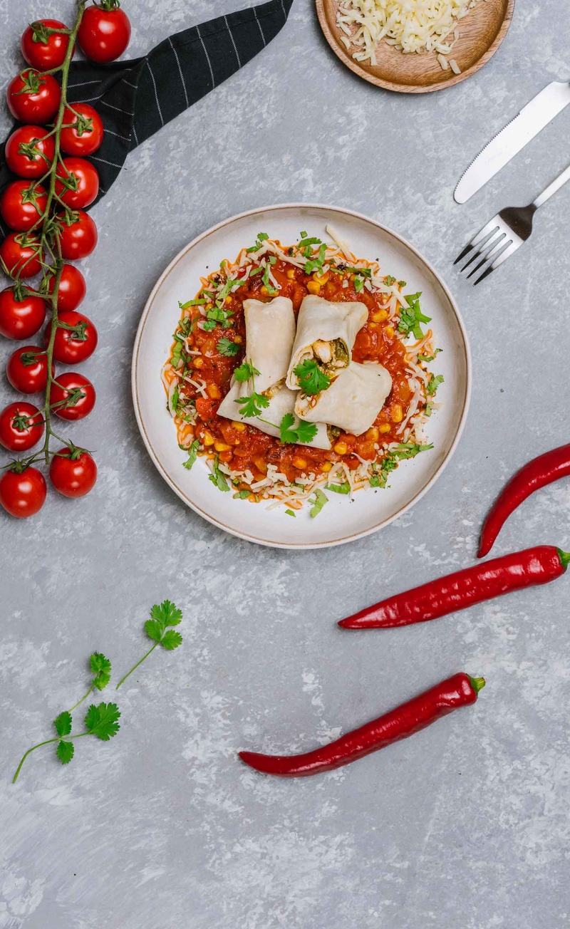 Fajitas z kurczakiem, meksykański gulasz