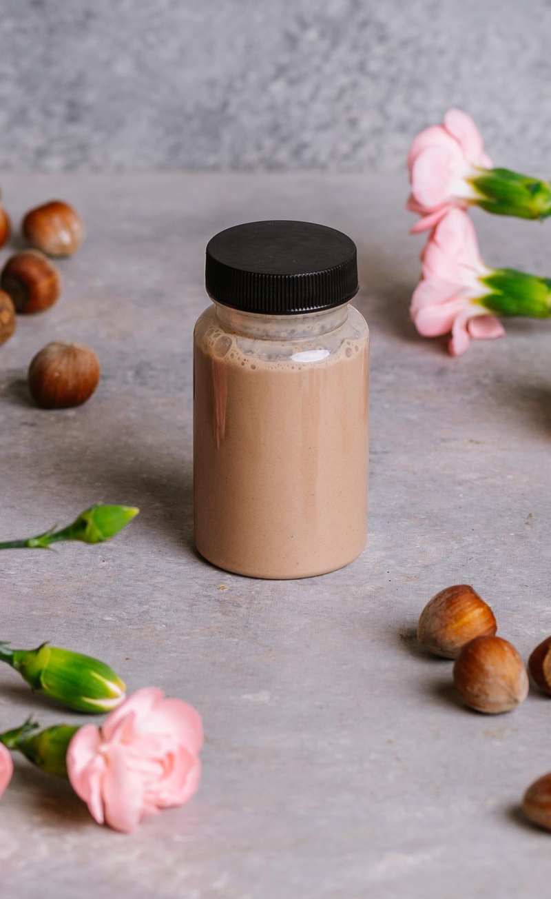 Low carb shot kakaowy z orzechami laskowymi