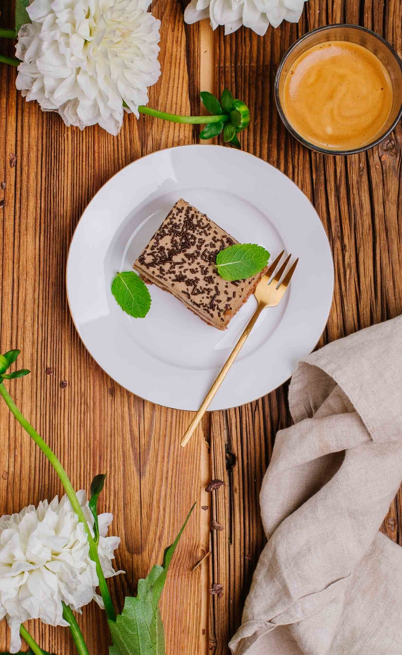 Tort z kawową ricottą cappuccino