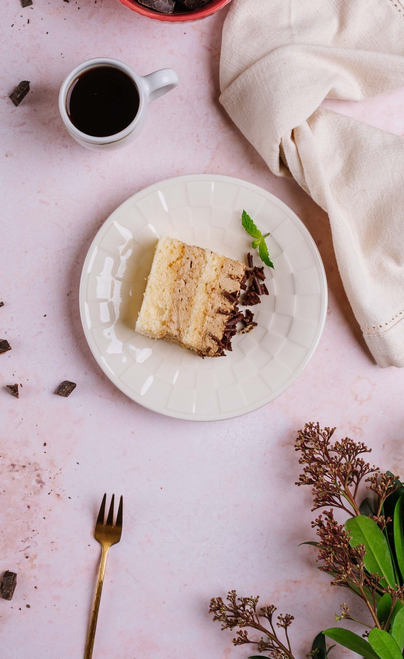 Tiramisu z sycylijską pomarańczą i gorzką czekoladą