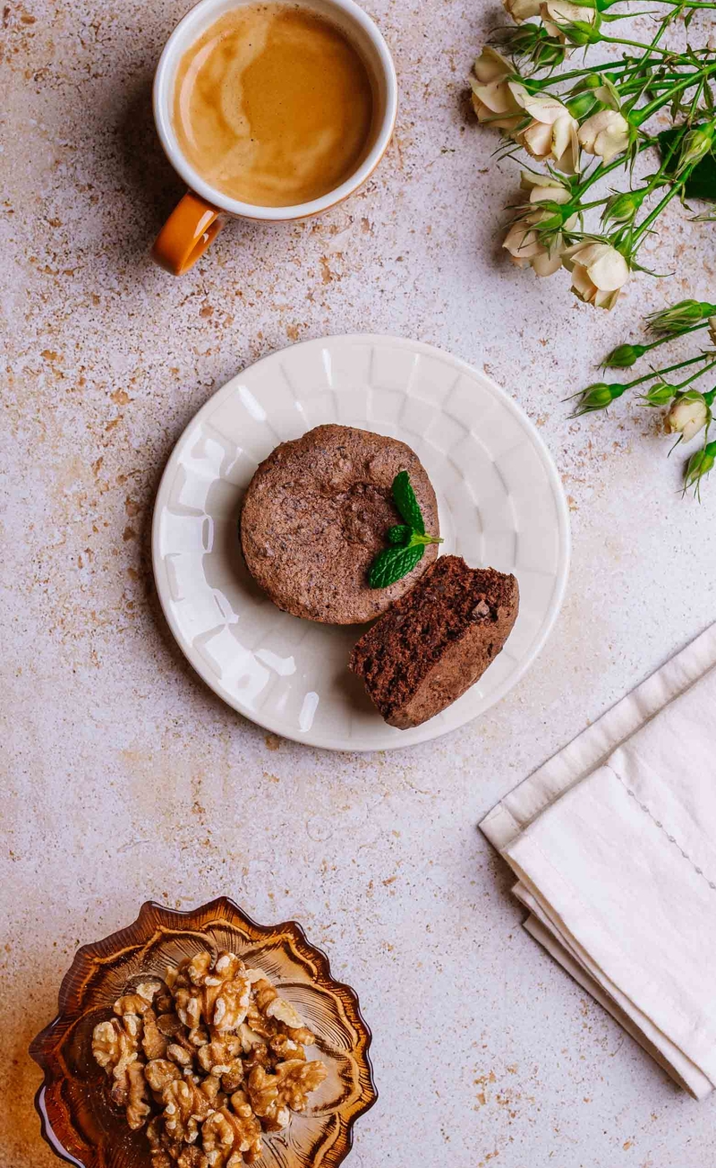 Muffiny czekoladowo-orzechowe
