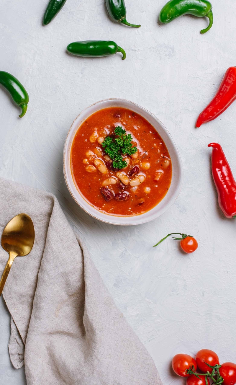 Meksykańska zupa z jalapeno i wędzoną papryką