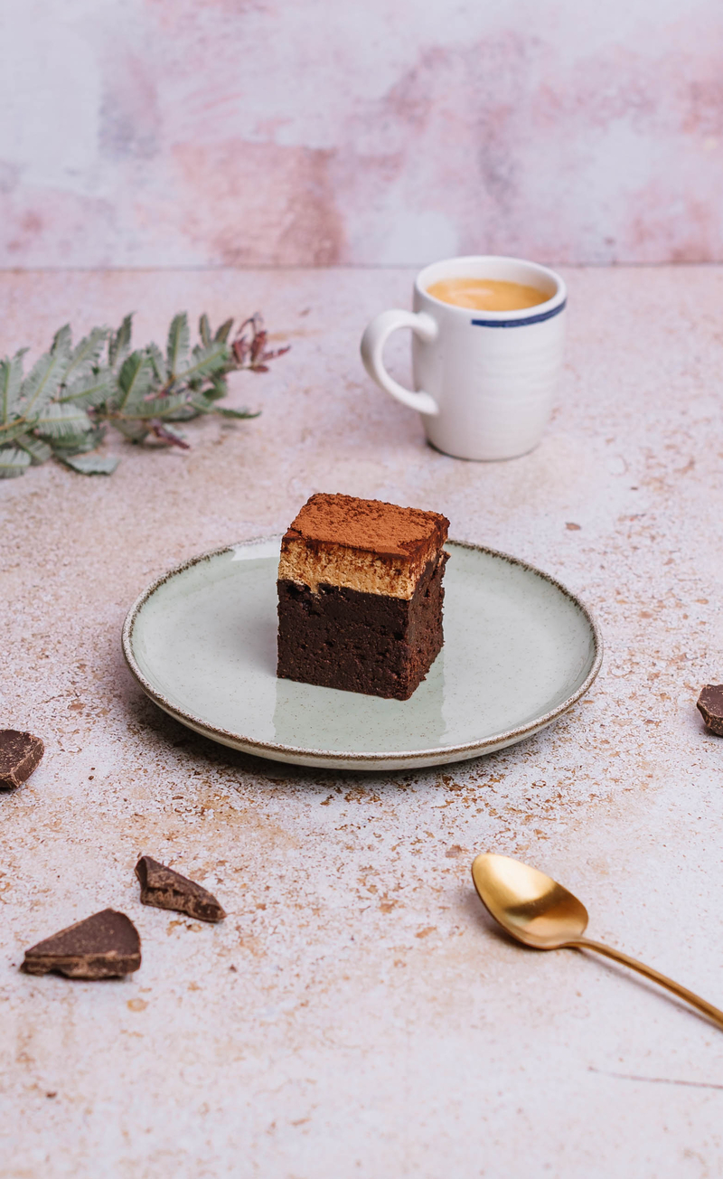 Tiramisu brownie bez cukru
