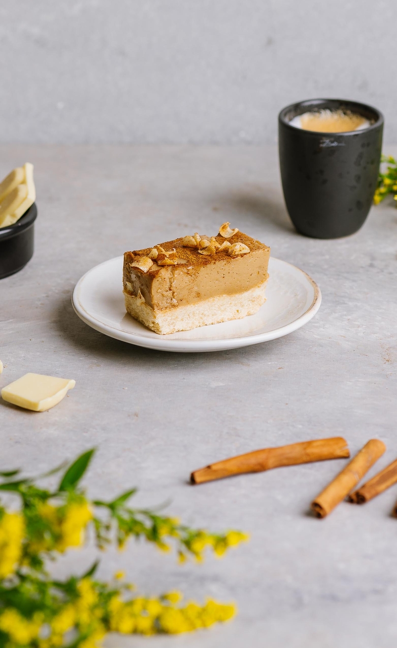 Fit tarta o smaku piernikowej latte od MrFit trenera