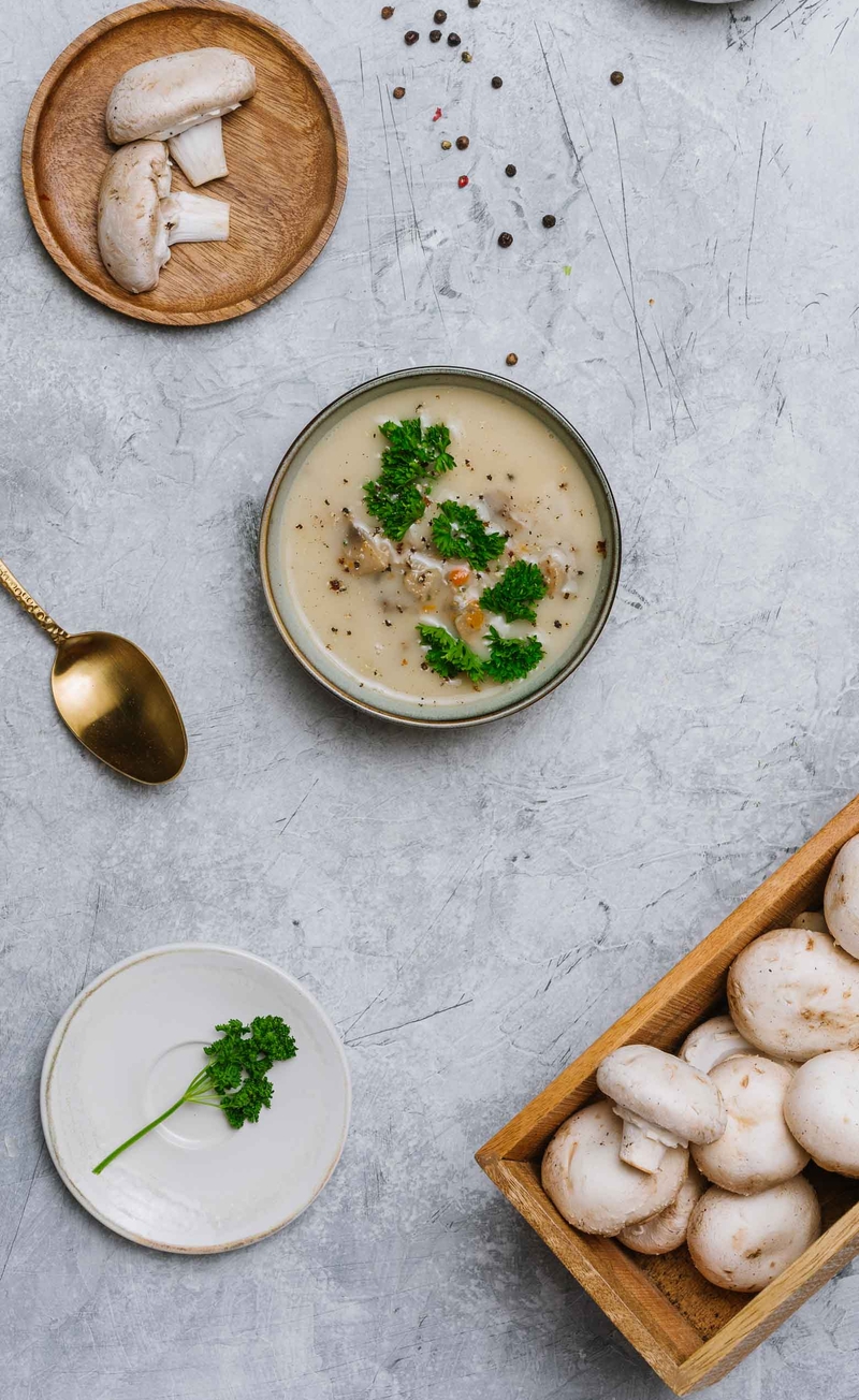 Zupa pieczarkowa z ziemniakami